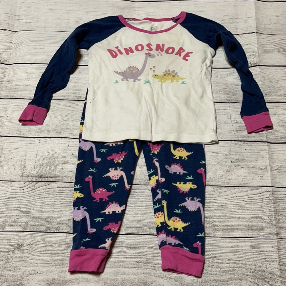 Wonder Nation Dinosaur 2-Piece Pajama Set size 24M